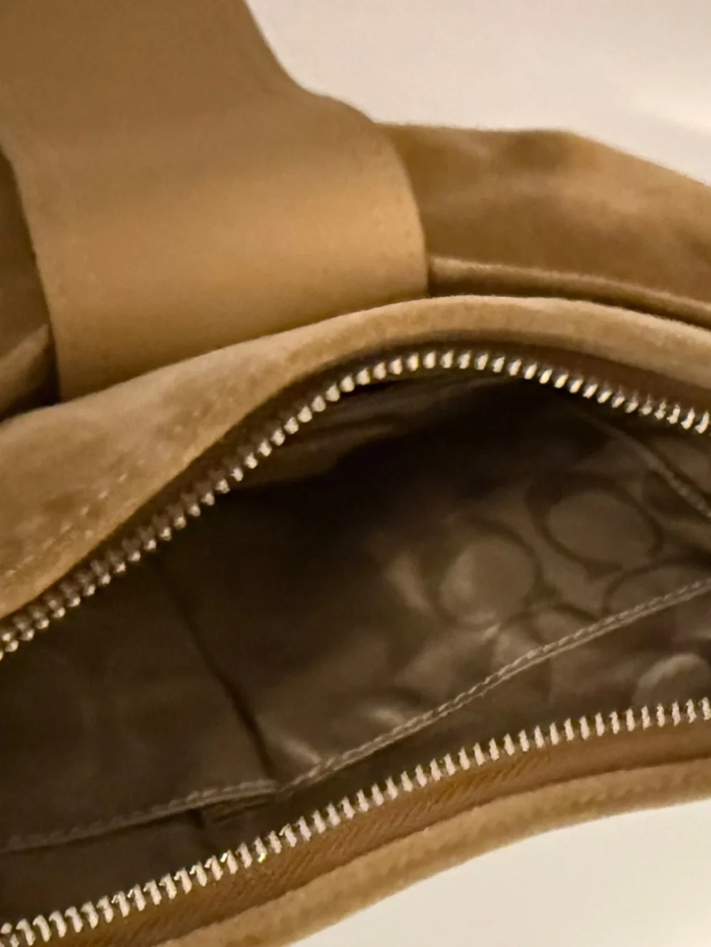 Coach 2004 Suede Hobo Bag from Y2K collection